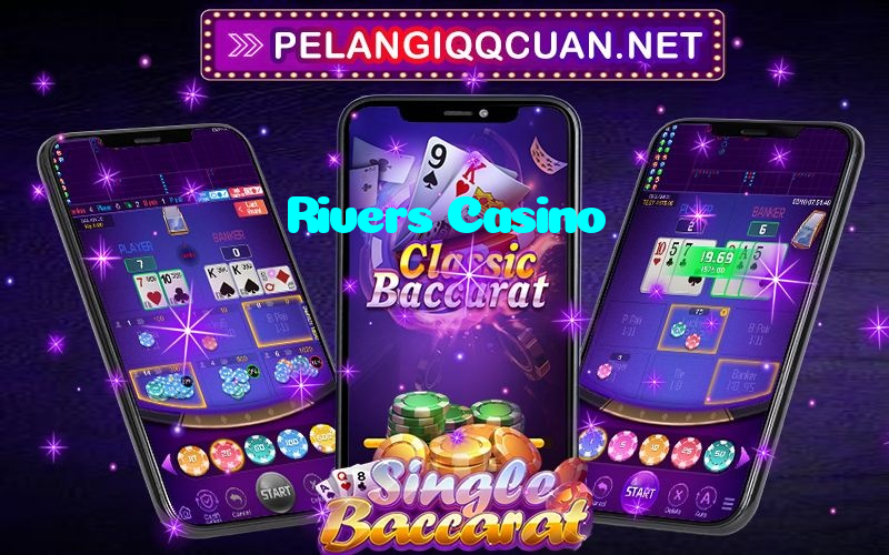 Rivers Casino casino presented on mobile device in Pakistan with slots and live games